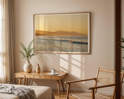 California Surf Print – Ocean Wave Photography, Coastal Wall Art